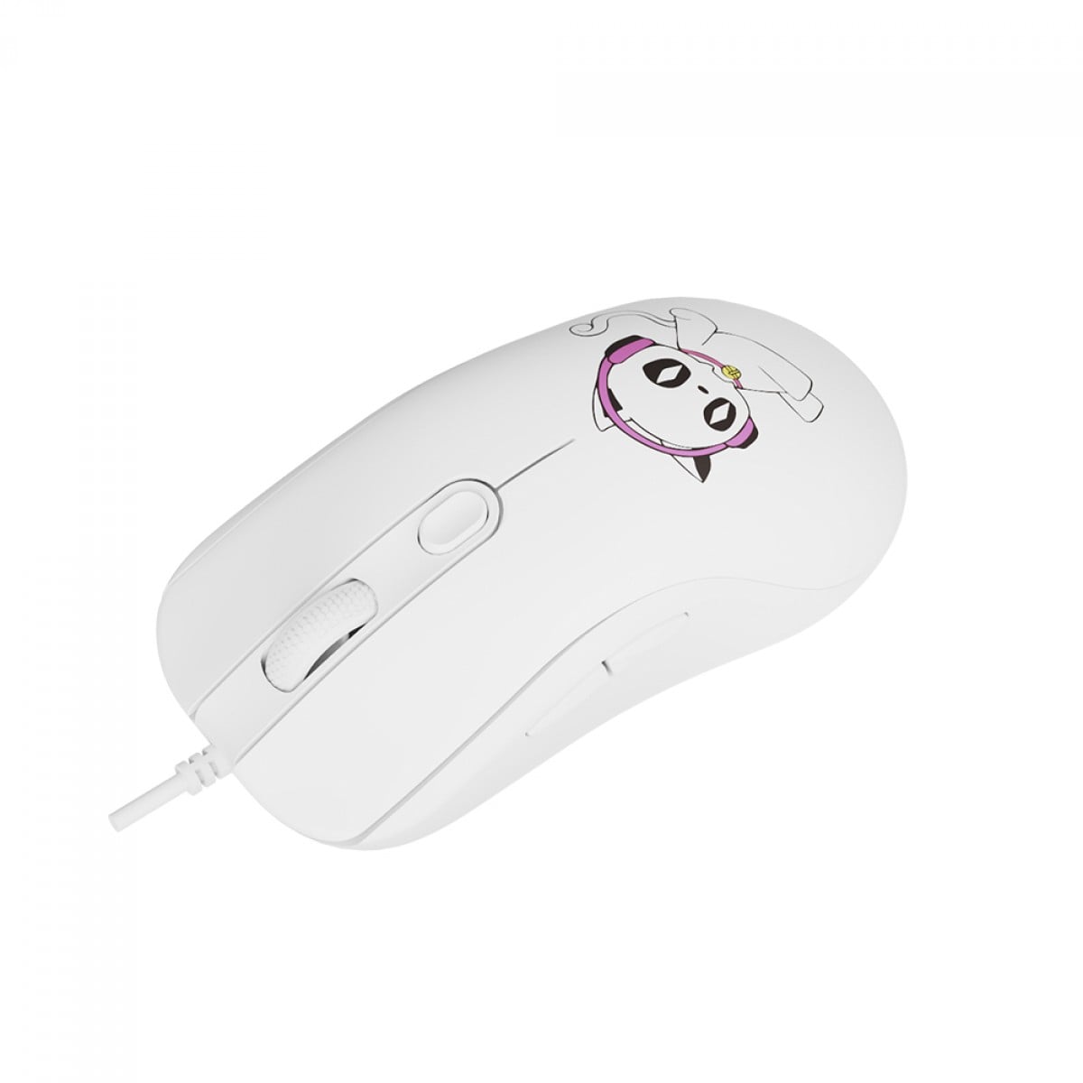 Mouse Gamer Akko AG325C 7th Anniversary, 12800 DPI, 6 Botões, Branco