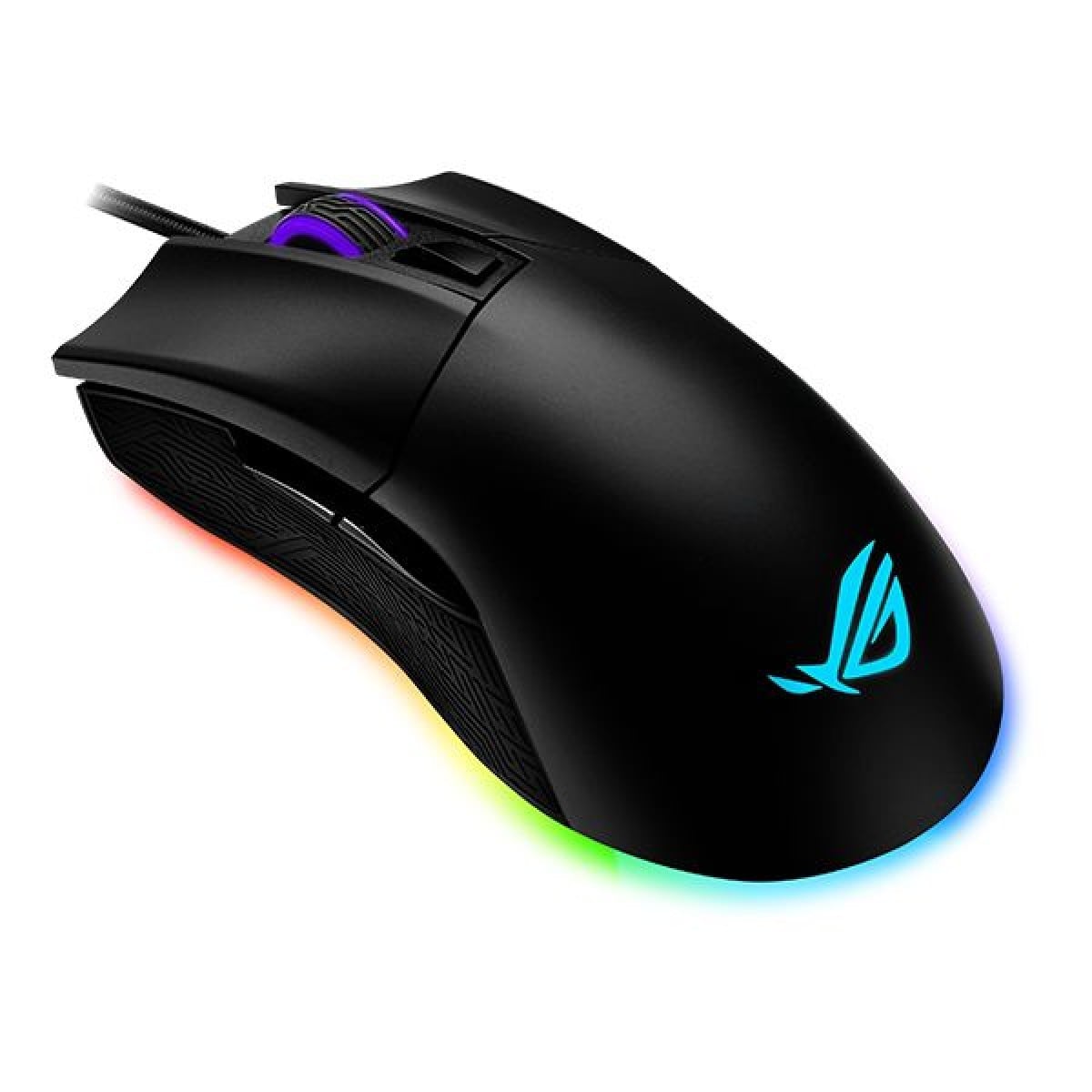 Mouse Gamer Asus Rog Gladius II Origin RGB, 12000 DPI, 5 Botões, Óptico, Black, 90MP00U1-B0UA00