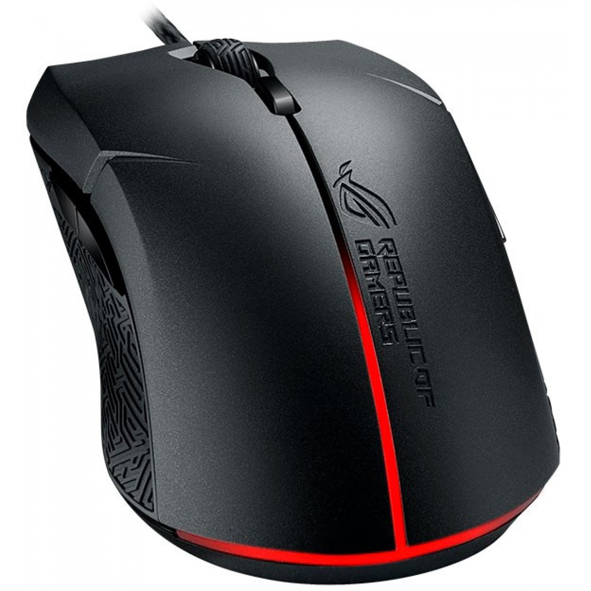 Mouse Gamer Asus Rog Strix Evolve p302 8 Botões Programáveis 7200 DPI RGB Black