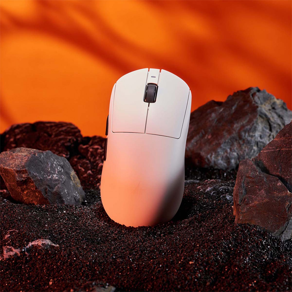 Mouse Gamer ATK Dragonfly A9, Wireless/Bluetooth, 26.000 DPI, 1K, Sensor PAW 3395SE, Branco 