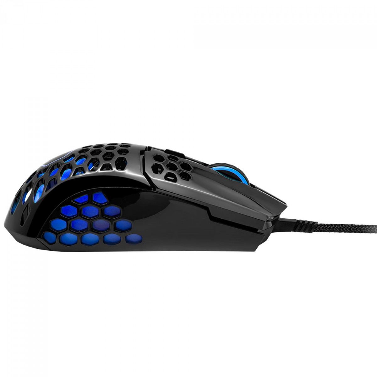 Mouse Gamer Cooler Master MM711, 16000 DPI, 6 Botões, RGB, Glossy Black, MM-711-KKOL2