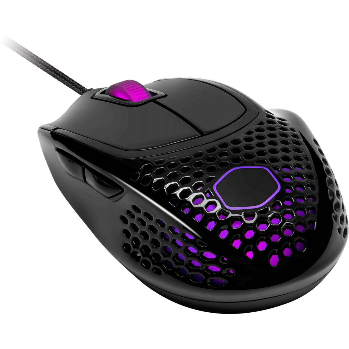 Mouse Gamer Cooler Master MM720, 16.000 DPI, 6 Botões, RGB, Glossy Black, MM-720-KKOL2