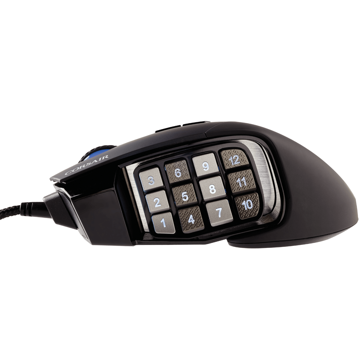 Mouse Gamer Corsair Scimitar RGB ELITE, 18.000 DPI, 17 Botões Programáveis, Black, CH-9304211-NA