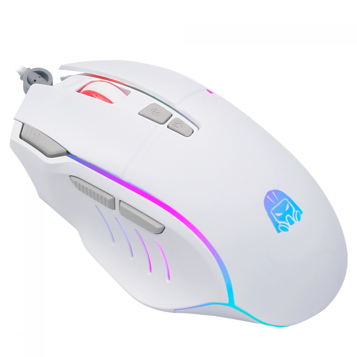 Mouse Gamer Digital Alliance Luna XS RM-177, RGB, DPI 7200, 8 Botões, Branco 