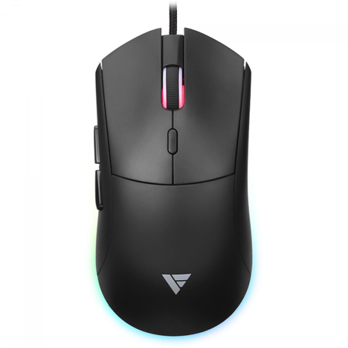 Mouse Gamer Force One BlackPulse, RGB, USB, Sensor Yingst 825, 12.800 DPI, 6 Botões, Preto