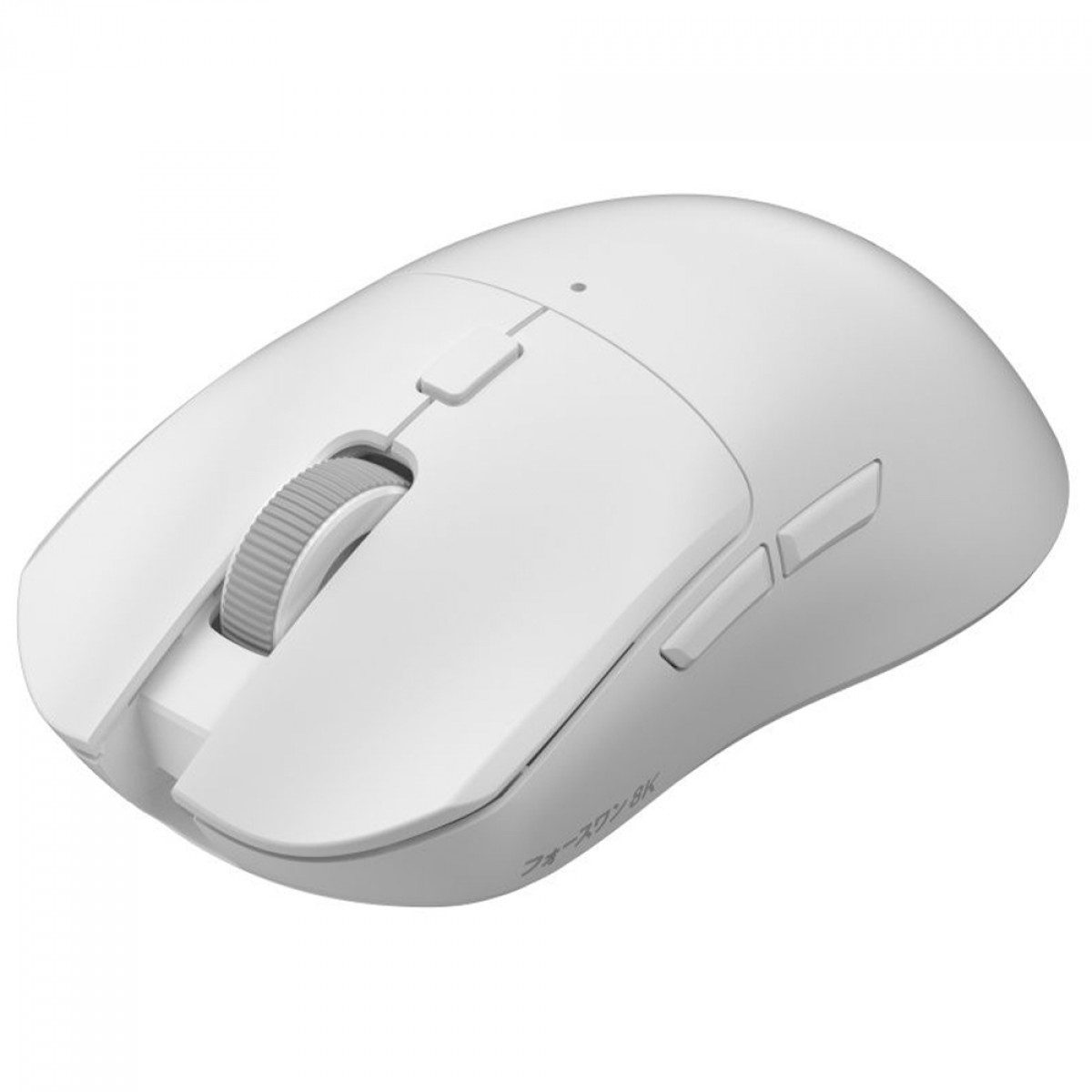 Mouse Gamer Force One Hoku PRO White, Wireless, 8K, Sensor Paw 3395, 26000 DPI, 6 Botões, Branco