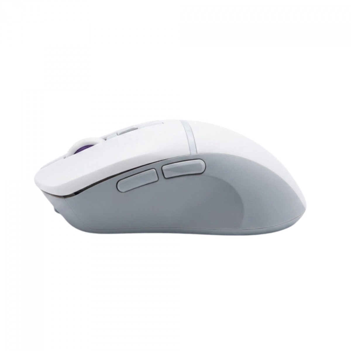 Mouse Gamer Force One Precision Wireless/Bluetooth, RGB, 3200 DPI, Sensor S201, 6 Botões, Branco