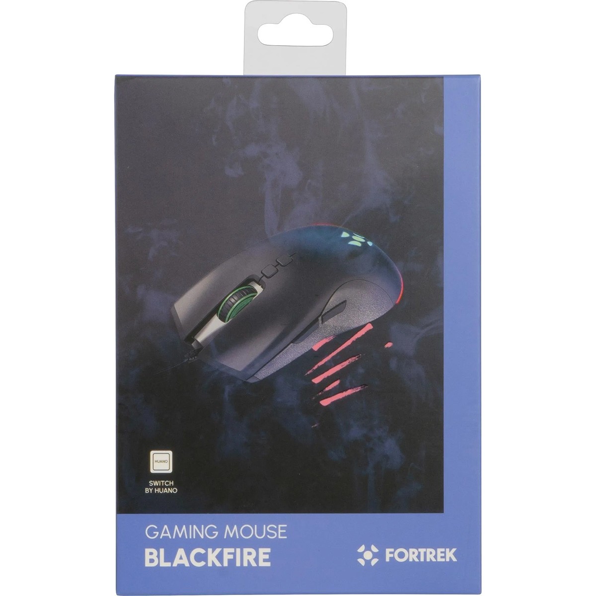 Mouse Gamer Fortrek Blackfire, RGB, USB, 7200DPI, 6 Botões, Preto