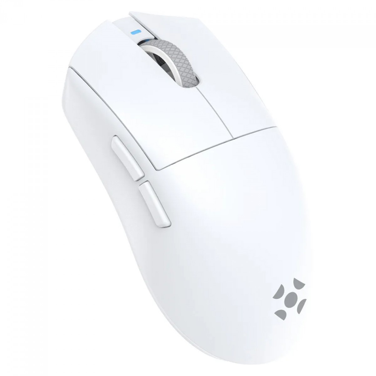 Mouse Gamer Fortrek Loyal, Wireless/Bluetooth, 24000 DPI, Com Dock de Carregamento Magnético, Branco