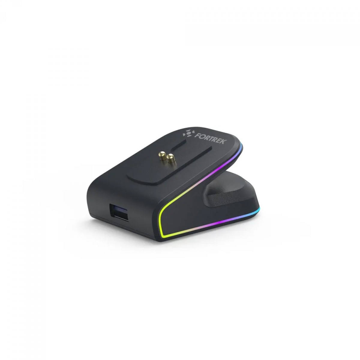 Mouse Gamer Fortrek Loyal, Wireless/Bluetooth, 24000 DPI, Com Dock de Carregamento Magnético, Preto