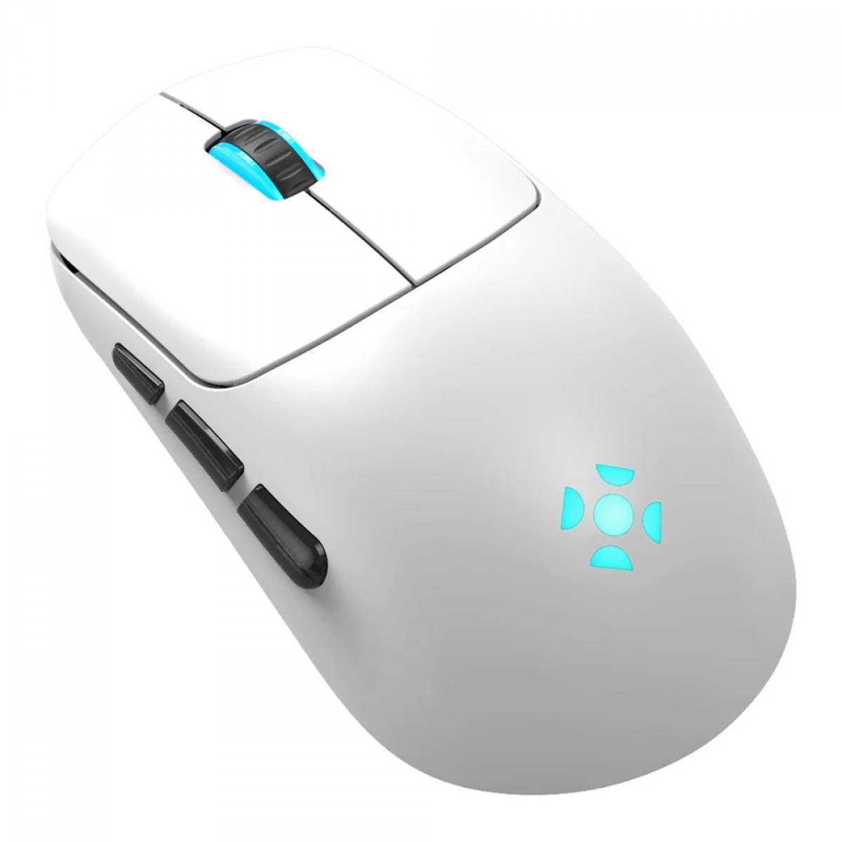 Mouse Gamer Fortrek Rogue, RGB, Wireless/Bluetooth/USB, 16000 DPI, 6 Botões, Branco