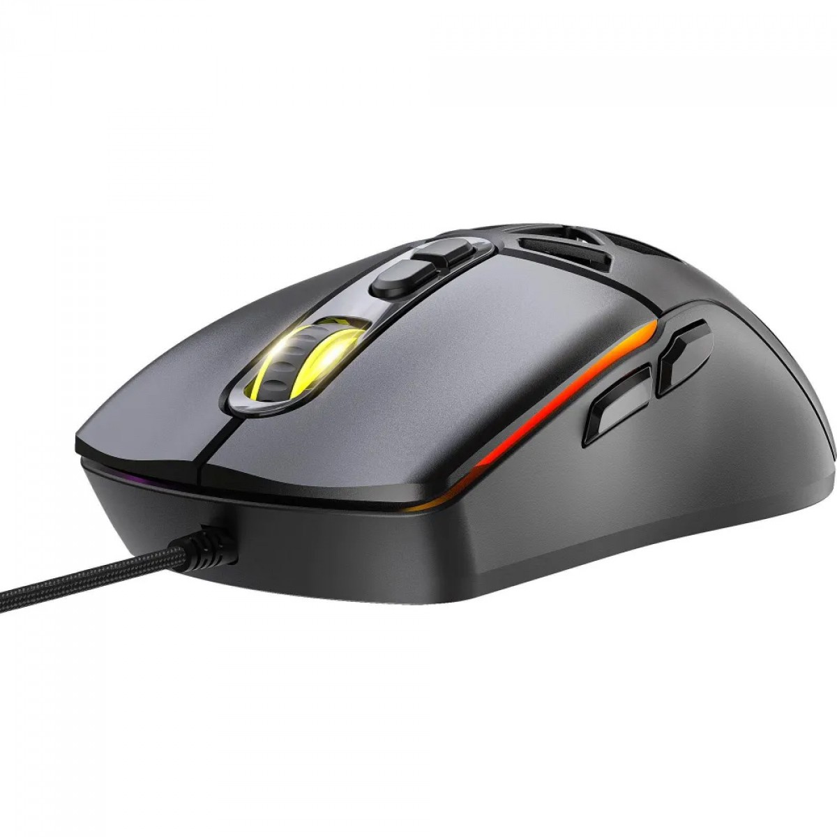 Mouse Gamer Fortrek Striker, RGB, USB, 12800 DPI, 7 Botões, Preto