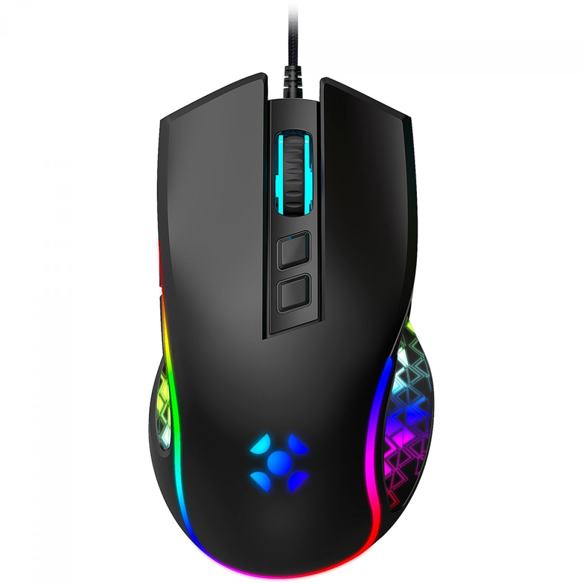 Mouse Gamer Fortrek Vickers New Edition, RGB, USB, 8000DPI, 6 Botões, Preto