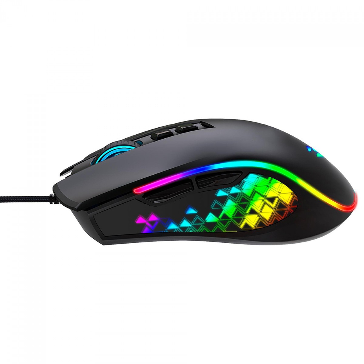 Mouse Gamer Fortrek Vickers New Edition, RGB, USB, 8000DPI, 6 Botões, Preto