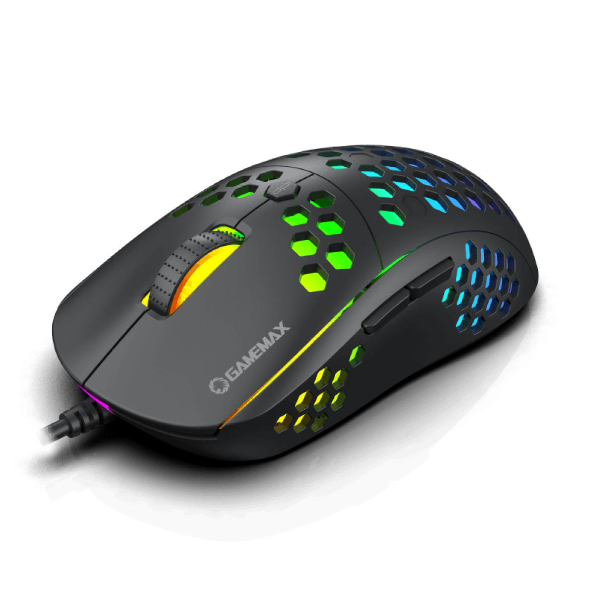 Mouse Gamer Gamemax MG8, 6400 DPI, RGB, Black