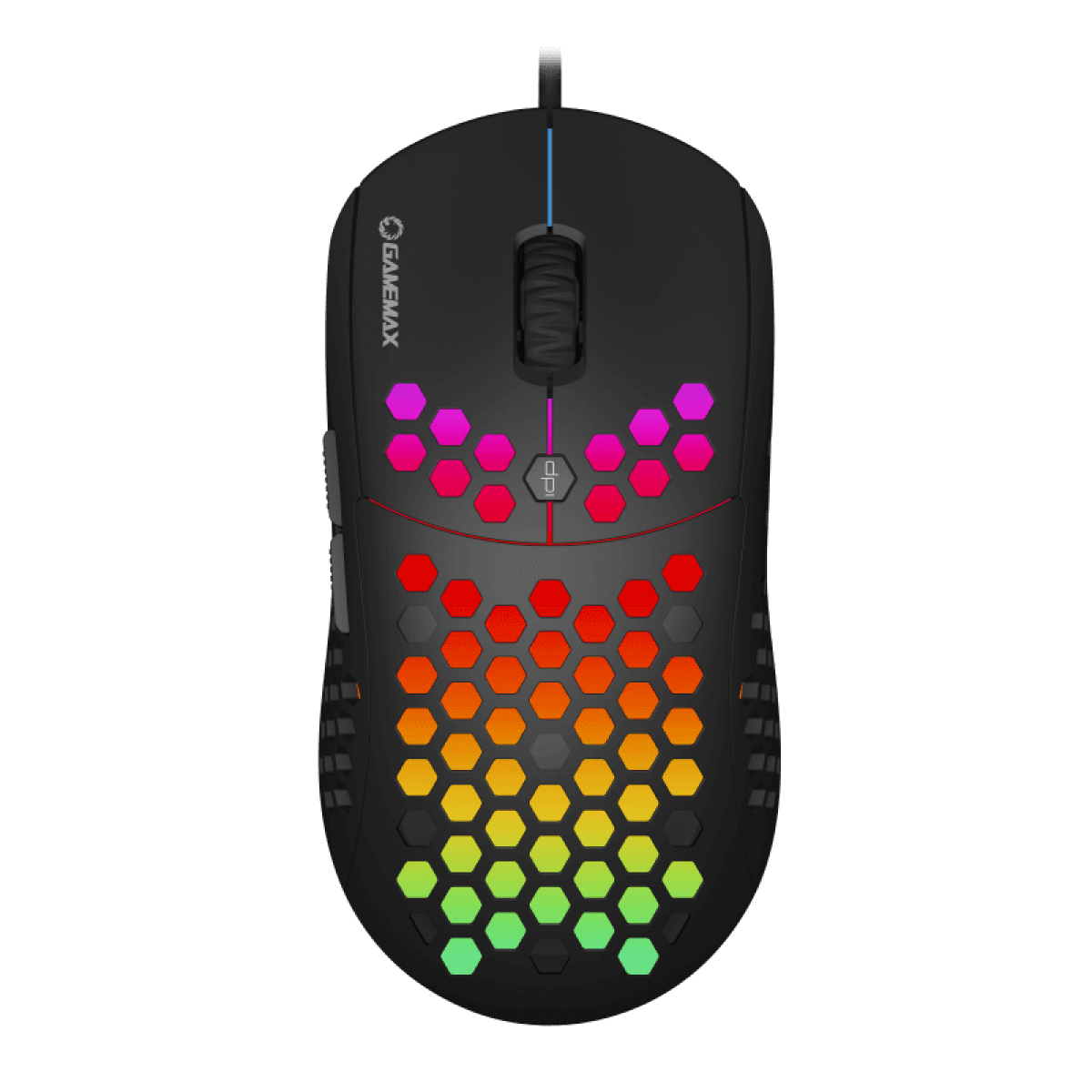 Mouse Gamer Gamemax MG8, 6400 DPI, RGB, Black