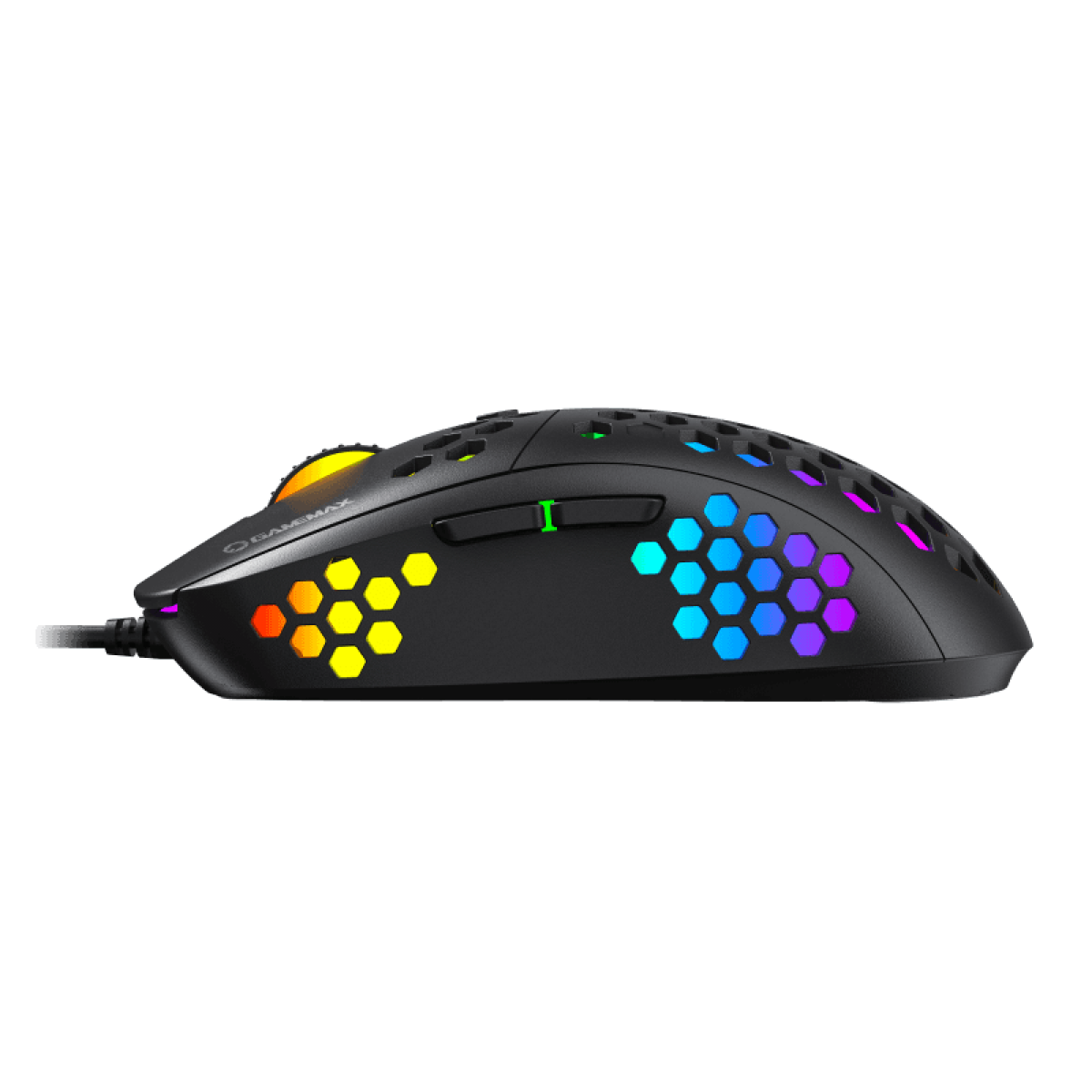 Mouse Gamer Gamemax MG8, 6400 DPI, RGB, Black
