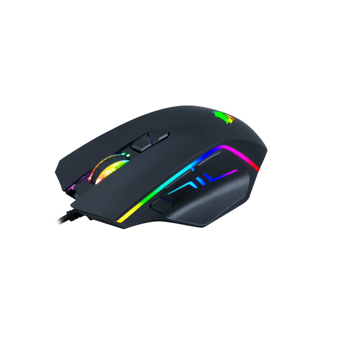 Mouse Gamer Gamer Ninja Shark, RGB, 8 Botões, 7200 DPI, Black, MS-GN-SHARK