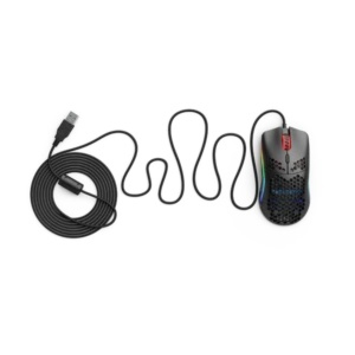 Mouse Gamer GLORIOUS MODEL O MATTE BLACK, 12000 DPI, 6 Botões, RGB, Black