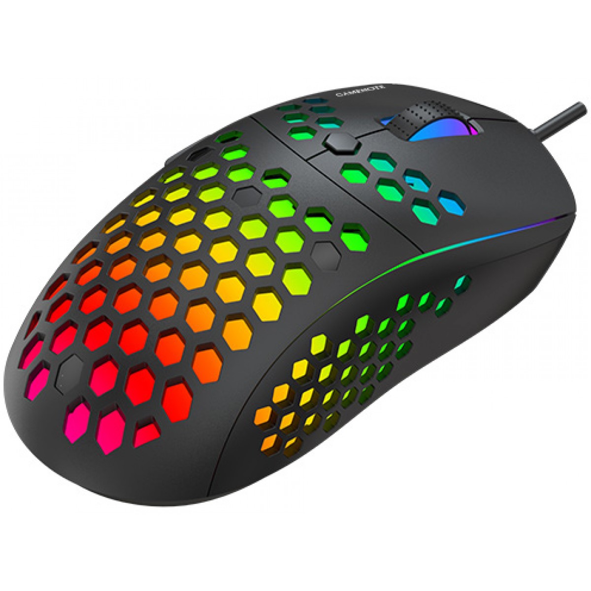 Mouse Gamer Havit Gamenote RGB, 10000 DPI, 7 Botões, Black