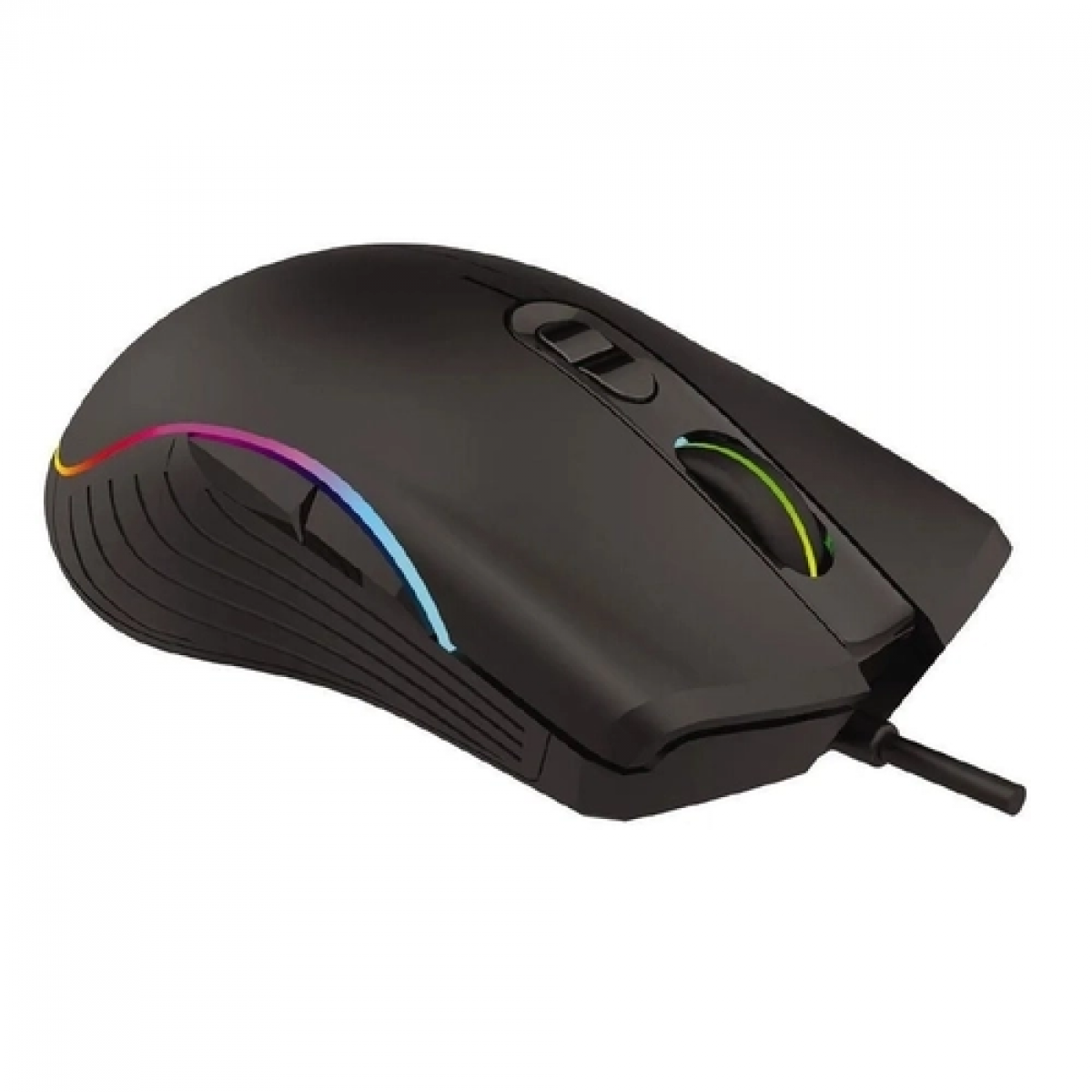 Mouse Gamer Havit MS1006, 3200 DPI, 7 Botões, RGB, Black, HV-MS1006