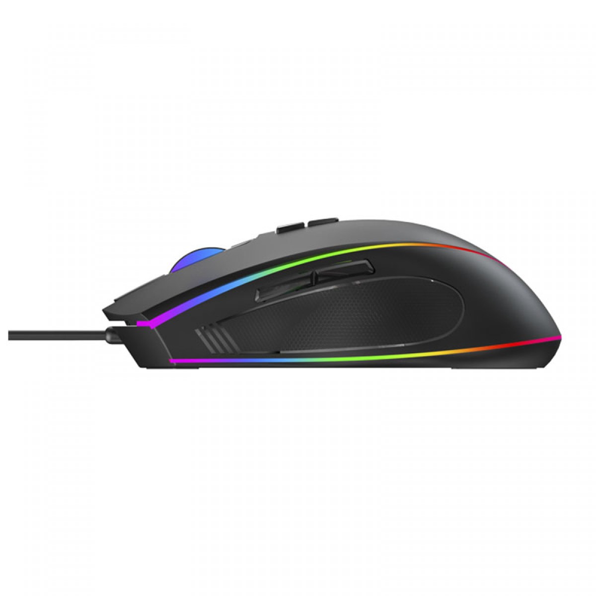 Mouse Gamer Havit MS1017, 6400 DPI, 7 Botões, RGB, Black