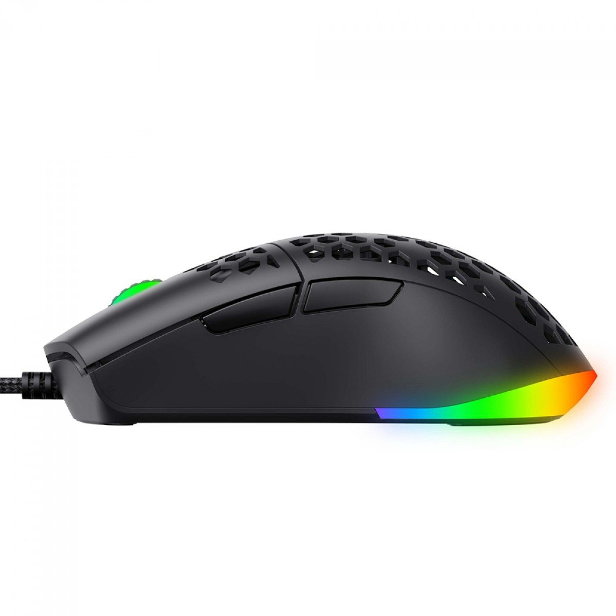 Mouse Gamer Havit MS1036, 7200DPI, USB, RGB, 6 Botões, Preto