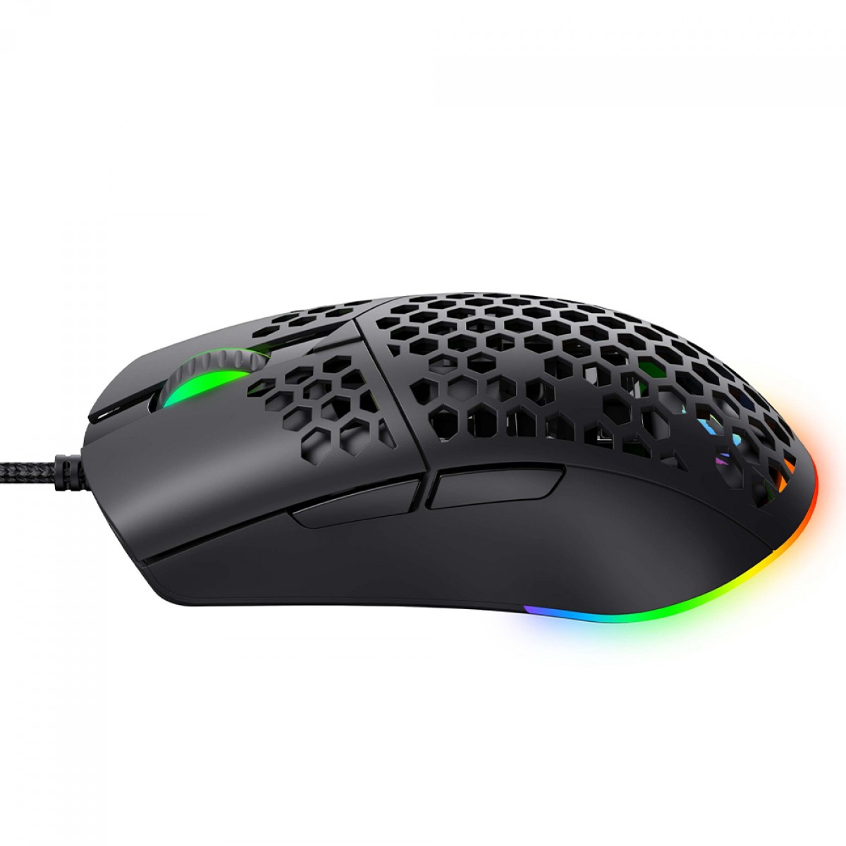 Mouse Gamer Havit MS1036, 7200DPI, USB, RGB, 6 Botões, Preto