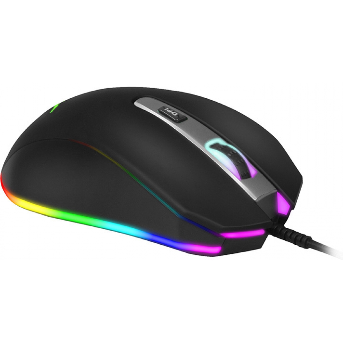 Mouse Gamer Havit MS837 RGB, 7000 DPI, 7 Botões, Black