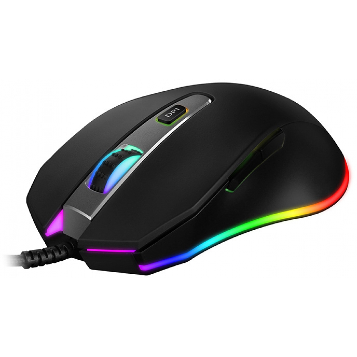 Mouse Gamer Havit MS837 RGB, 7000 DPI, 7 Botões, Black