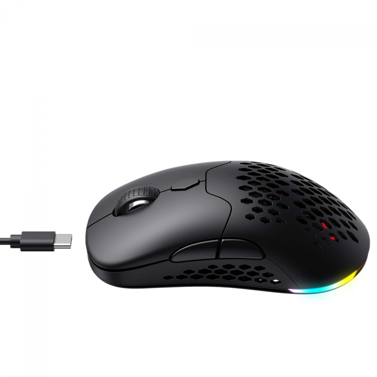Mouse Gamer Havit MS963WB, Wireless/Bluetooth, 8000DPI, RGB, 6 Botões, PMW3325, Preto
