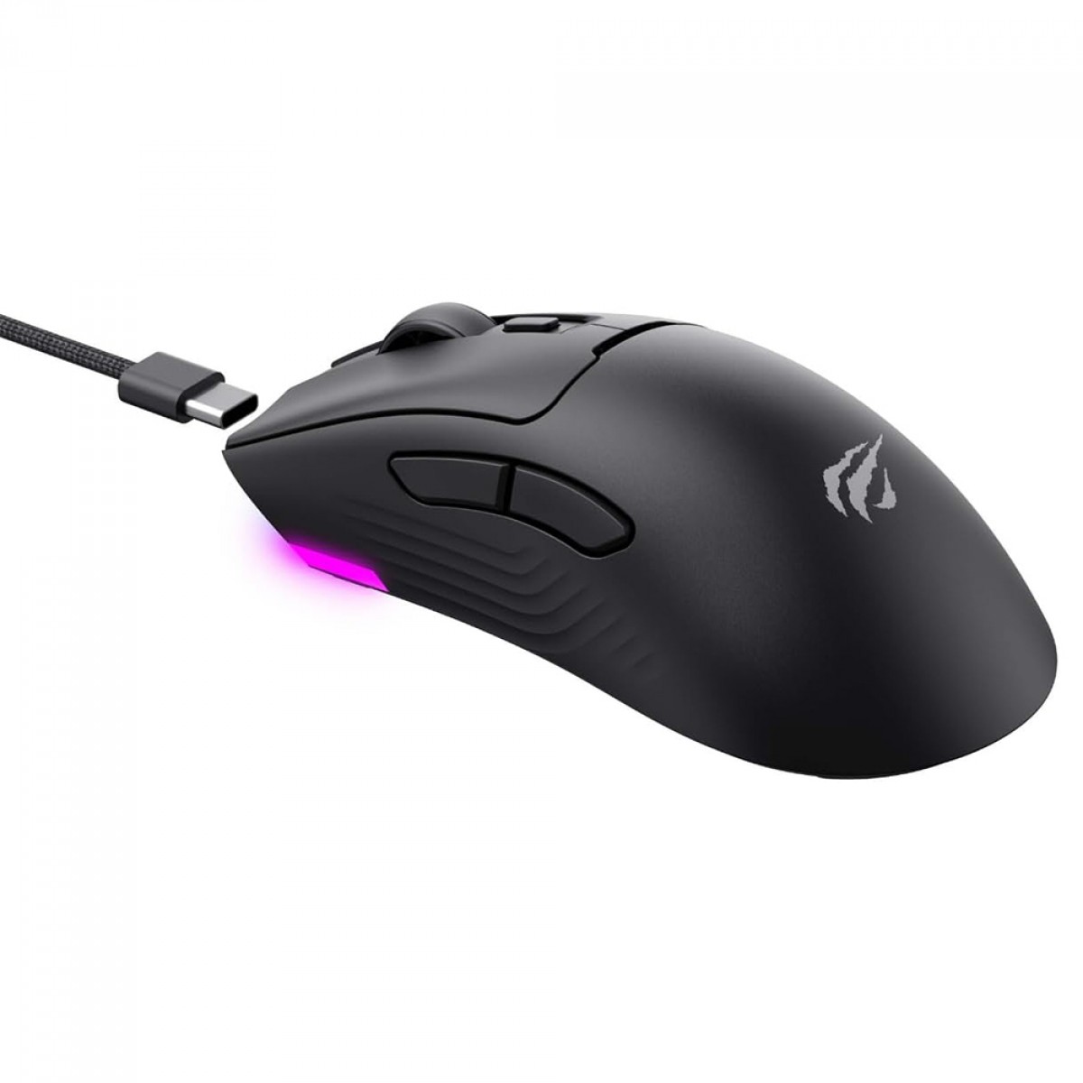 Mouse Gamer Havit MS966SE, Wireless/Bluetooth, RGB, 10000 DPI, 7 Botões, PMW3325, Preto