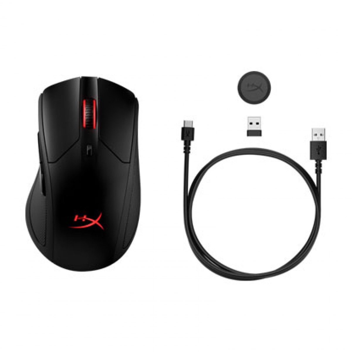 Mouse Gamer HyperX Pulsefire Dart Sem fio, 16000 DPI, 6 botões programáveis, USB, Black