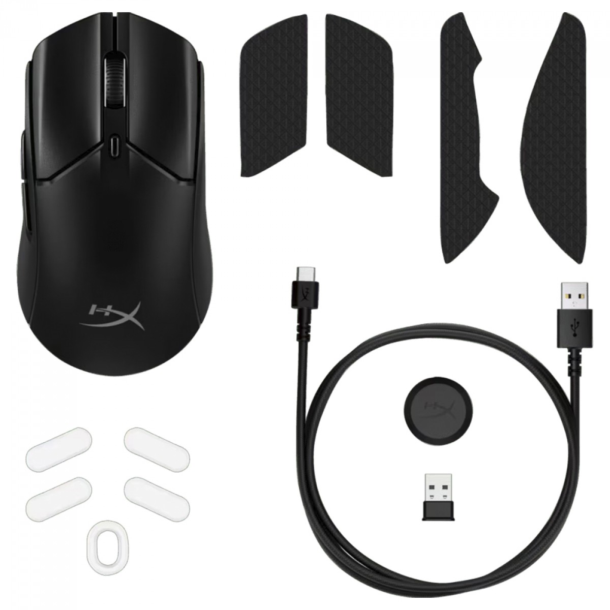 Mouse Gamer HyperX Pulsefire Haste 2, Wireless, RGB, 26000 DPI, 6 Botões, Preto, 6N0B0AA
