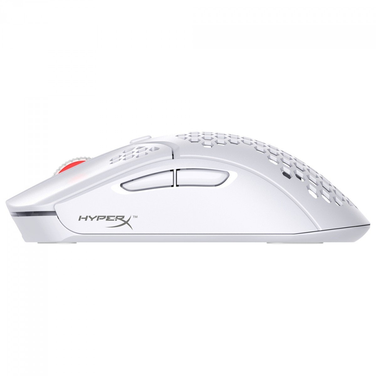 Mouse Gamer HyperX Pulsefire Haste, Wireless, RGB, 16000 DPI, 6 Botões, PAW 3335, Branco, 4P5D8AA