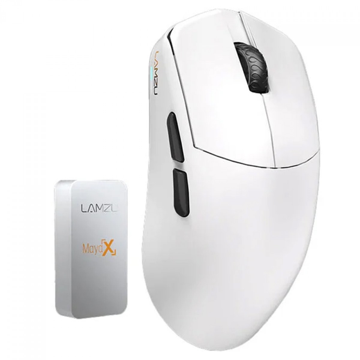 Mouse Gamer Lamzu Maya X, Wireless, 30.000 DPI, 8K, PixArt-3950, 7 Botões, Branco, Cloud