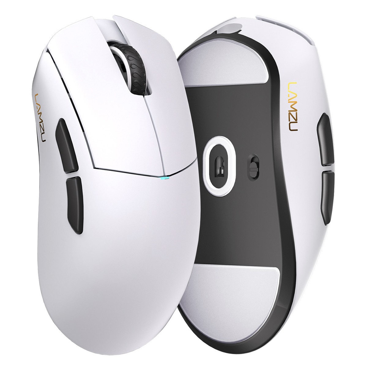 Mouse Gamer Lamzu Paro, 8K, Wireless, USB, 26000 DPI, PAW3395, 5 Botões, Branco