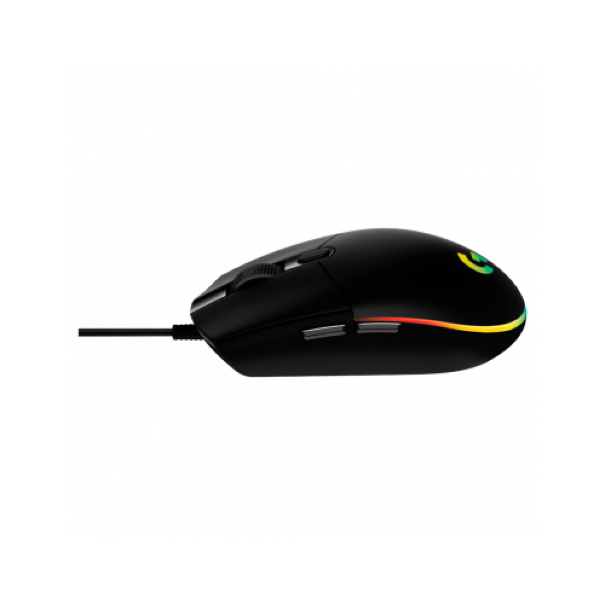Mouse Gamer Logitech G203 Lightsync RGB, 6 Botões Programáveis, 8000 DPI, Black, 910-005793