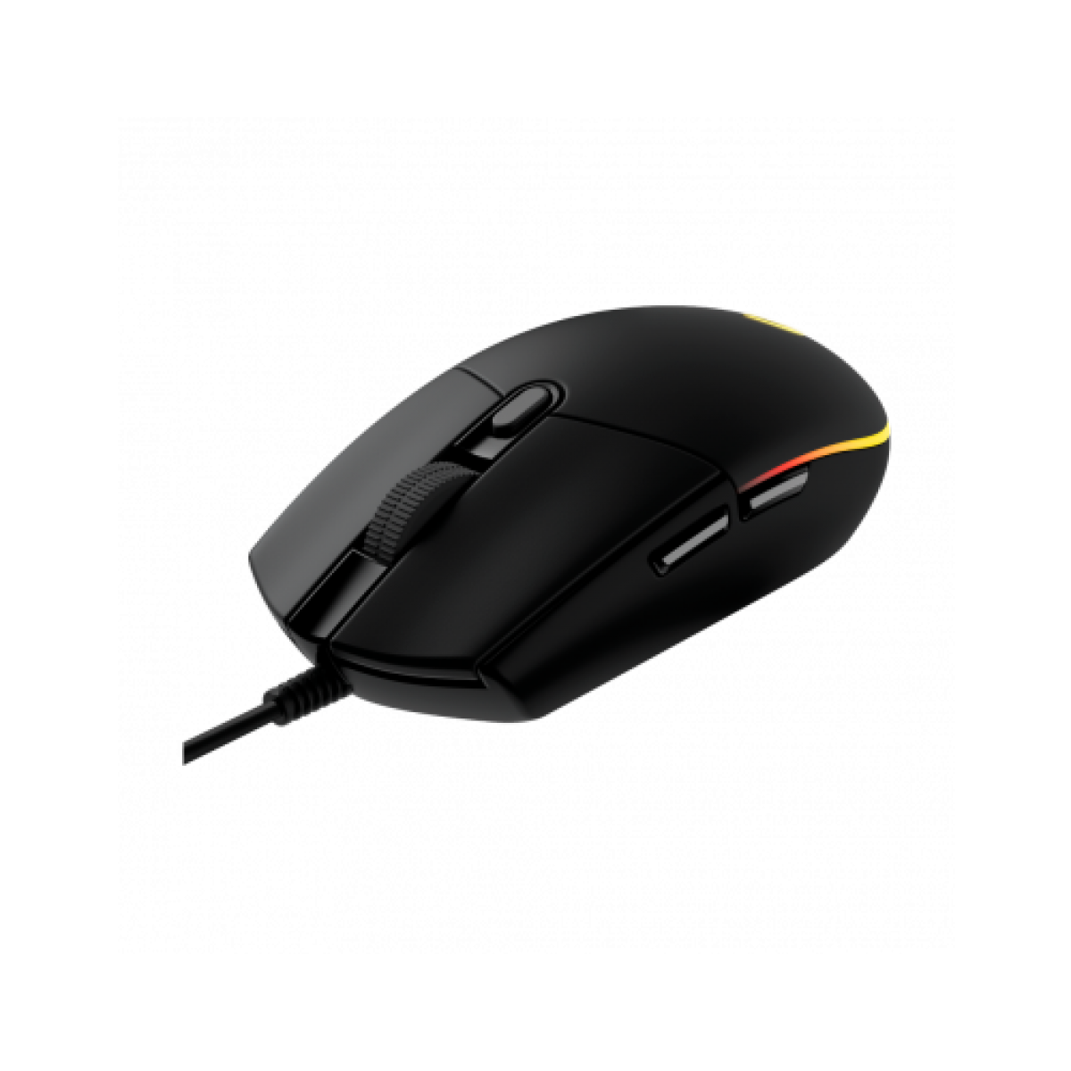 Mouse Gamer Logitech G203 Lightsync RGB, 6 Botões Programáveis, 8000 DPI, Black, 910-005793