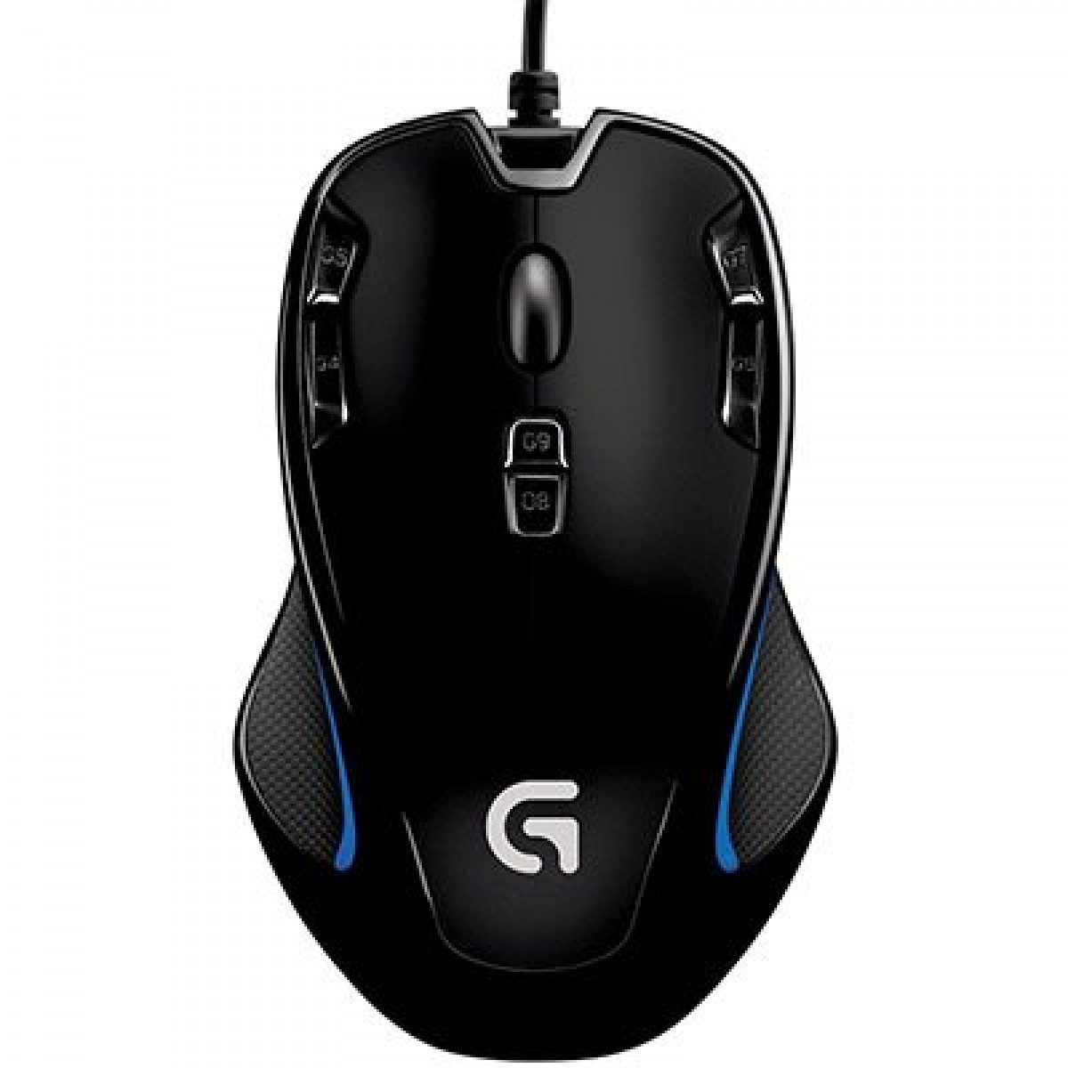 Mouse Gamer Logitech G300S, 9 Botões, 2500 DPI, Black