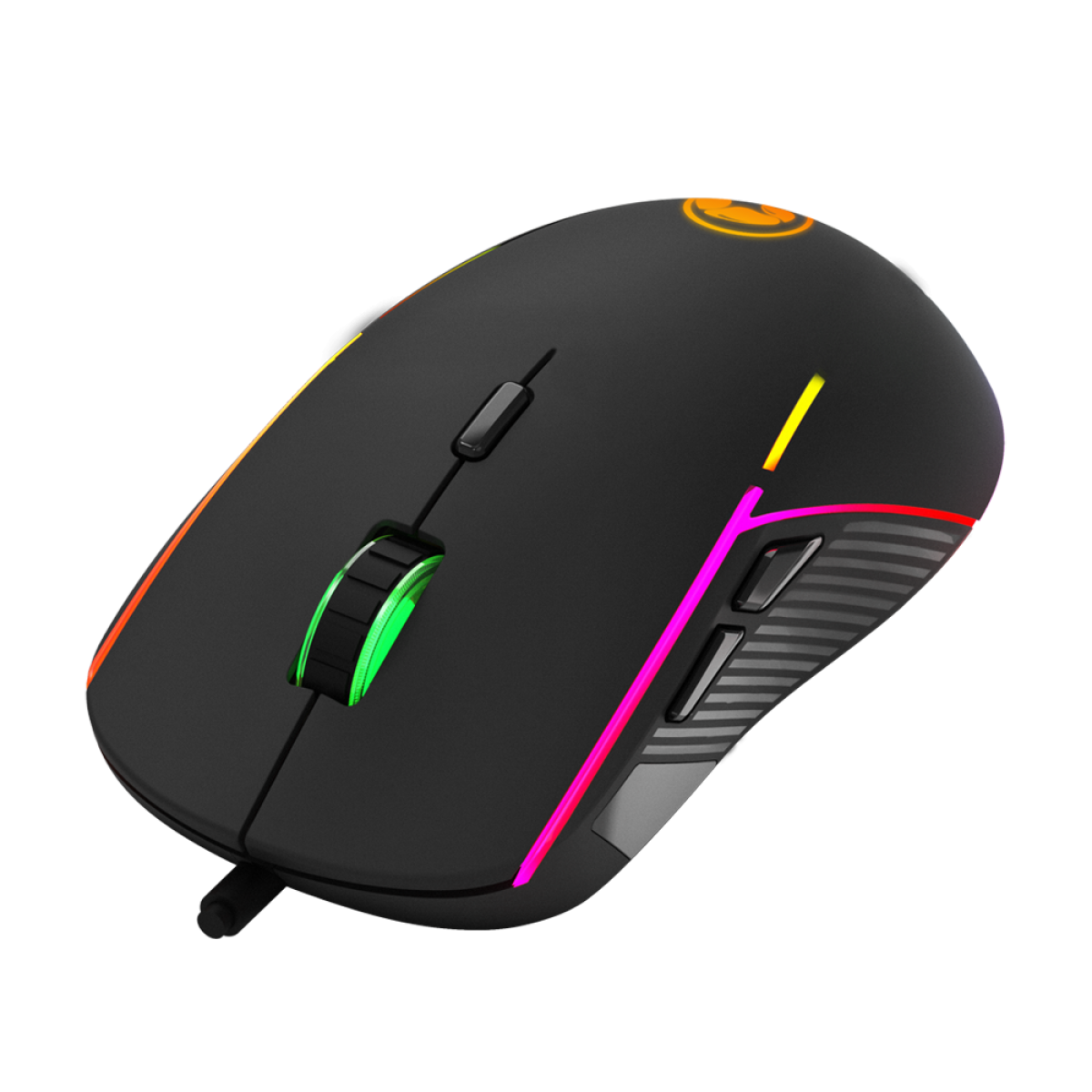 Mouse Gamer Marvo G924, 10000 DPI, 6 Botões, RGB, Black