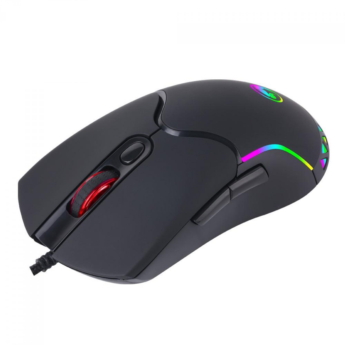 Mouse Gamer Marvo M359, 3200 DPI, 7 Botões, RGB, Black