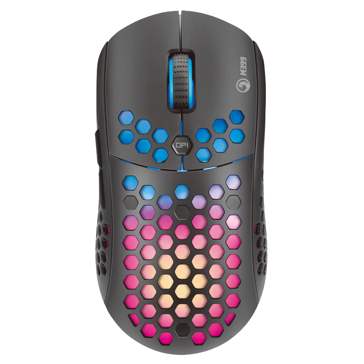 Mouse Gamer Marvo M399, 6400 DPI, 6 Botões, RGB, Black