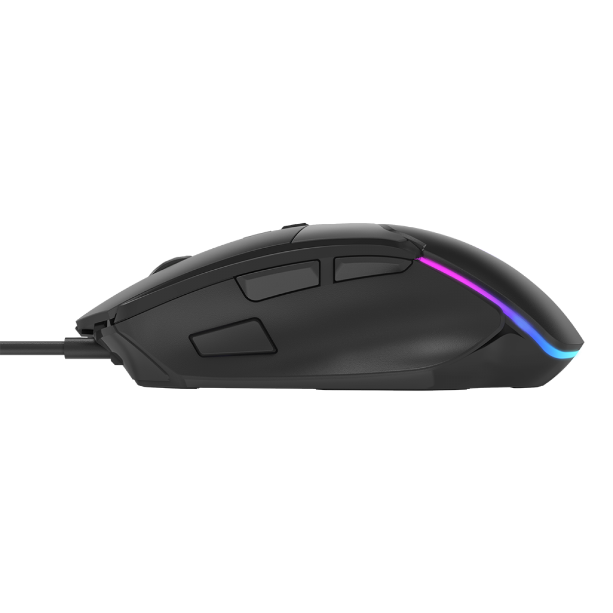 Mouse Gamer Marvo M411, 12800 DPI, 8 Botões, RGB, Black
