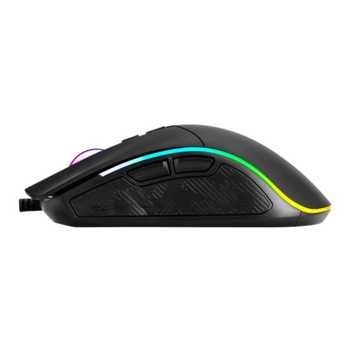 Mouse Gamer Marvo M513, 6400 DPI, 7 Botões, RGB, Black 