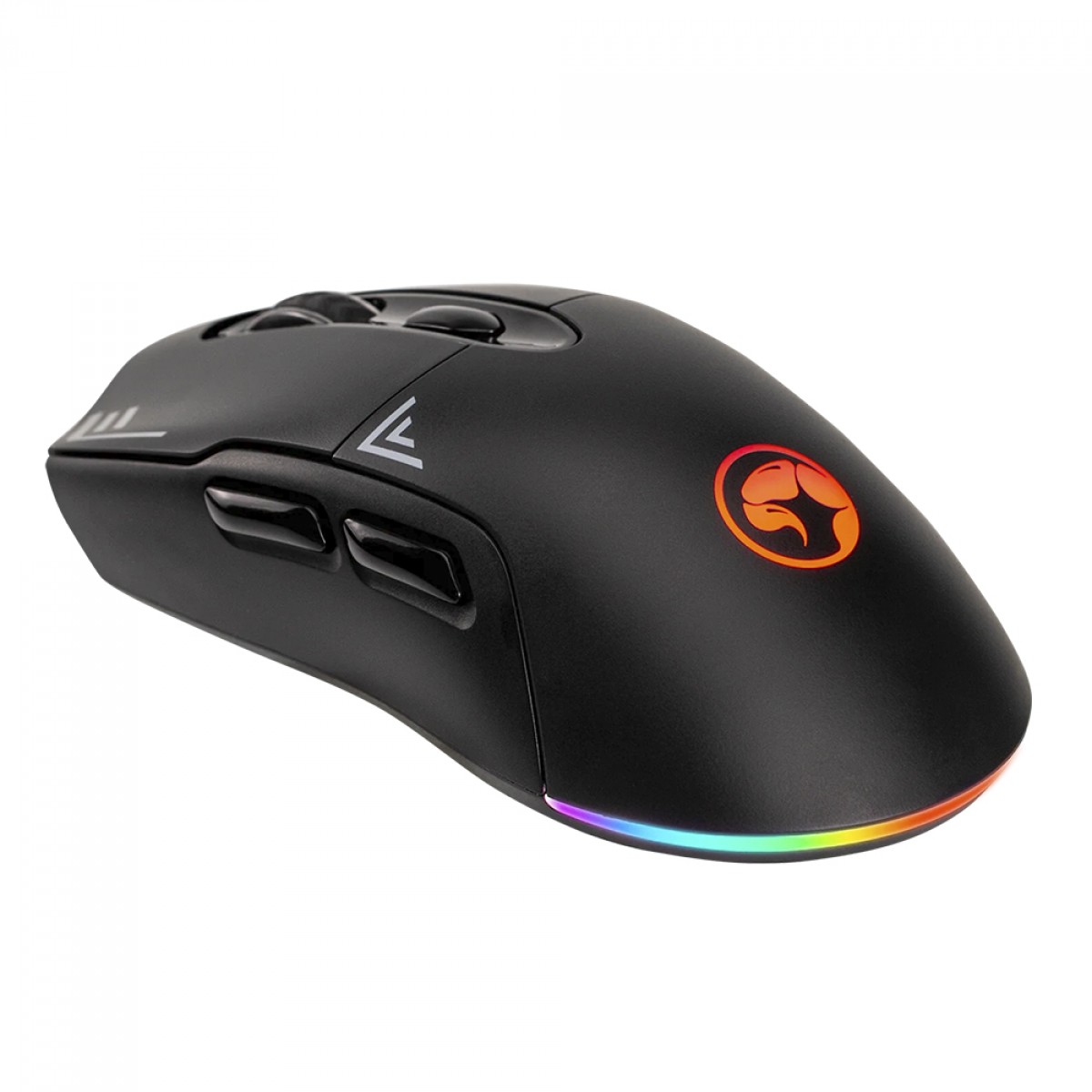 Mouse Gamer Marvo M803W, RGB, 4800DPI, Wireless, 7 Botões, Preto, M803W-BK