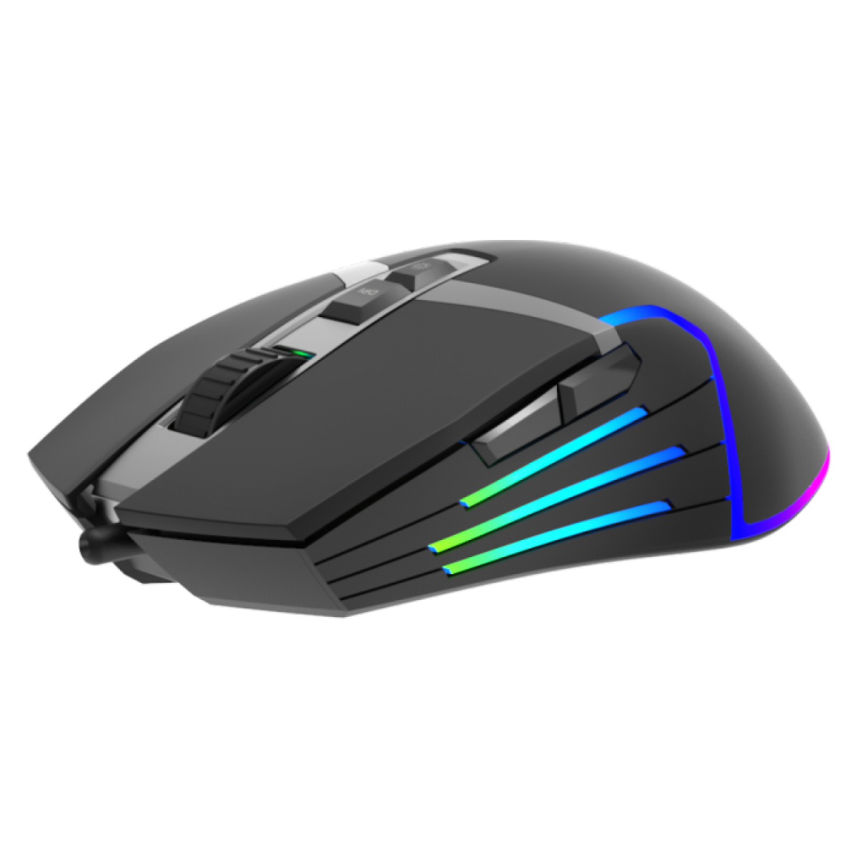 Mouse Gamer Marvo G941, 12000 DPI, 9 Botões, RGB, Black