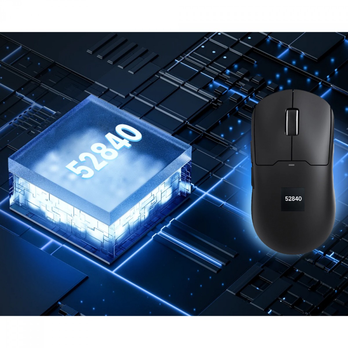 Mouse Gamer MCHOSE A5 Pro Max, Wireless, Bluetooth, 26000 DPI, Sensor PAW 3395, Preto, MC-A5-5S