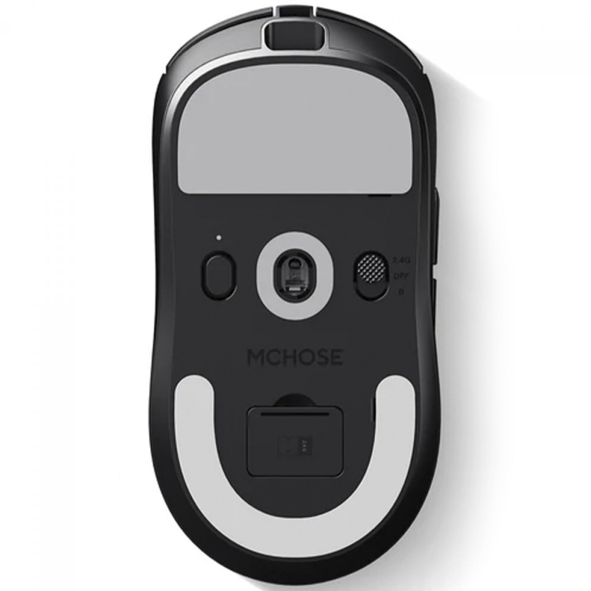 Mouse Gamer MCHOSE A7 V2 Pro, Wireless, Bluetooth, 26000 DPI, 8K, Sensor PAW 3395, Preto, MC-A7V2-1