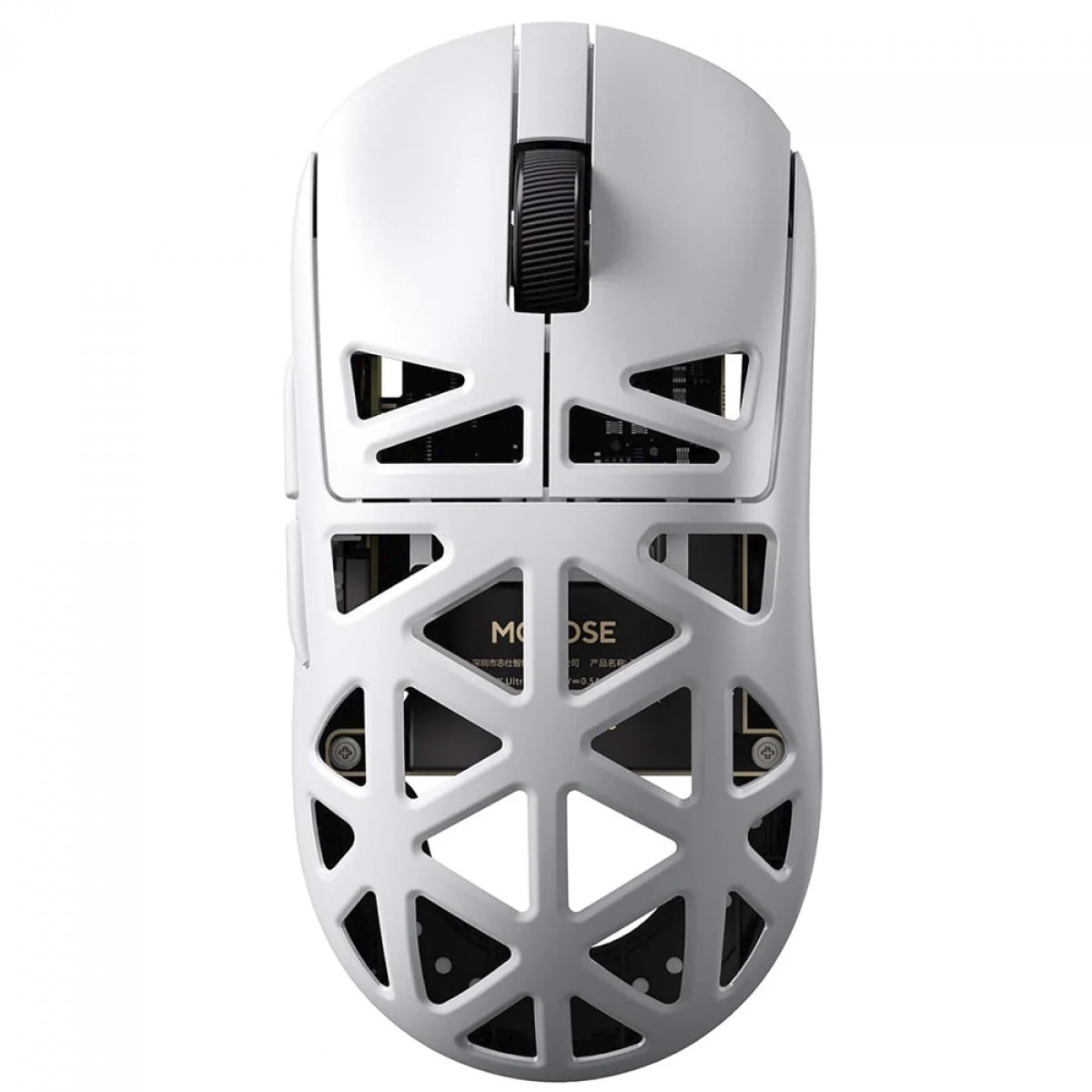 Mouse Gamer MCHOSE A7X Ultra, Wireless, Bluetooth, 42000 DPI, 8K, Sensor PAW3950 TI, Branco, MC-A7X-1